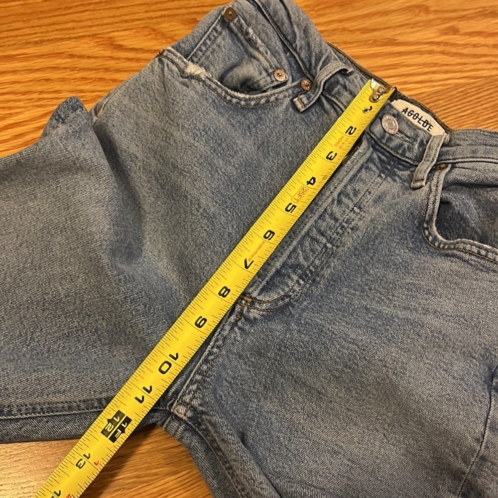 NWT Agolde Riley High Rise Jeans Size 25 - Picture 9 of 15